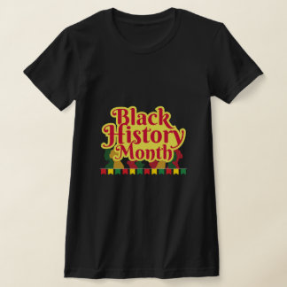 Camisetas del período del mes de historia negra