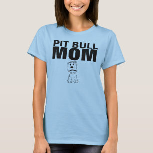 Camisetas del perro de la MAMÁ del PITBULL