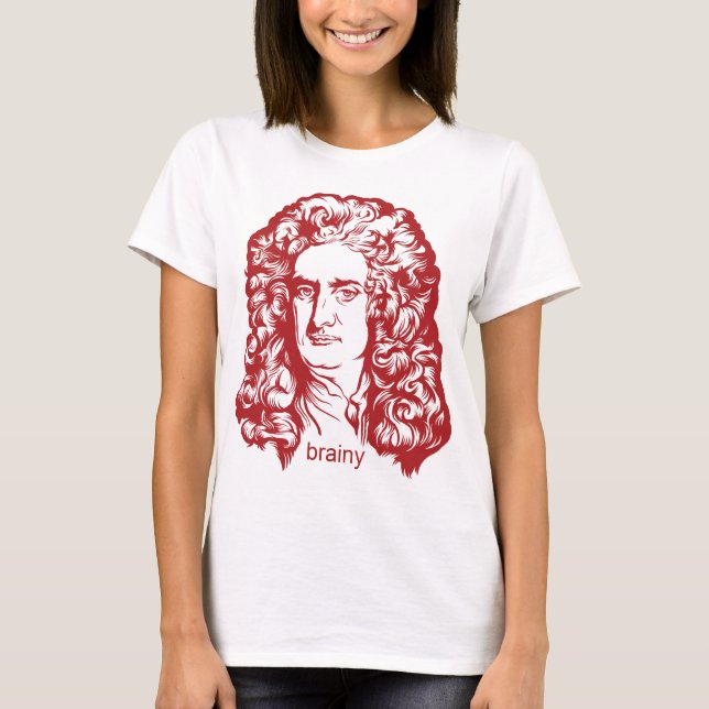 Camisetas del personalizable de sir Isaac Newton (Anverso)