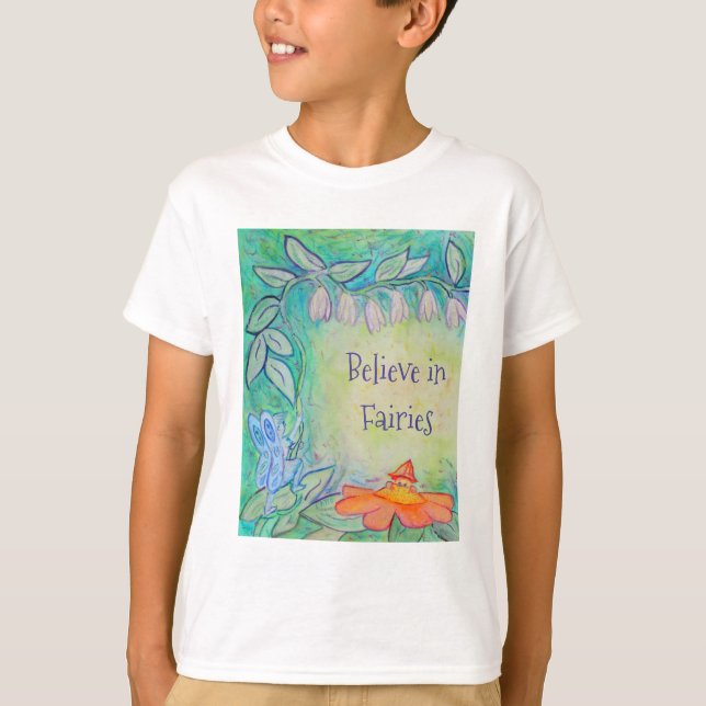 Camisetas del Personalizado de arte de flores Gard (Anverso)
