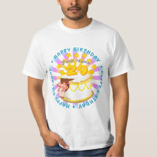 camisetas del personalizado de cumpleaños de mouse