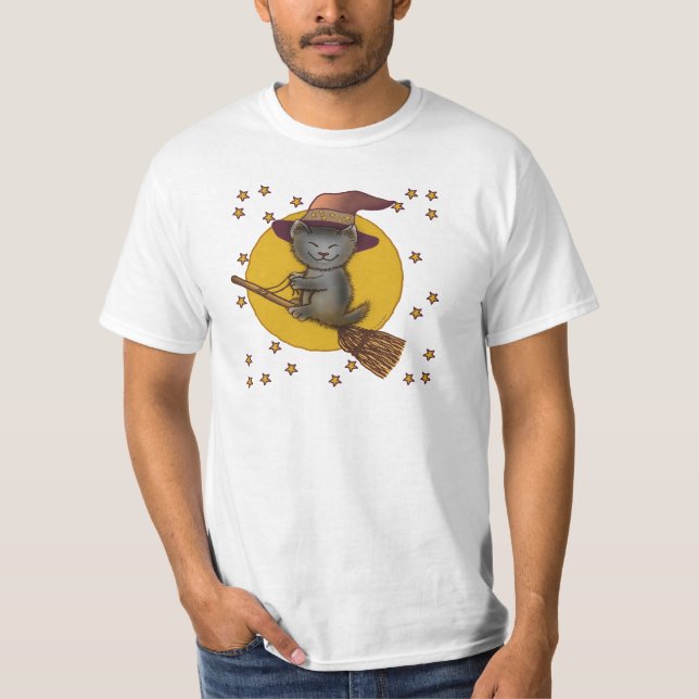 Camisetas del personalizado Gato Negro (Anverso)