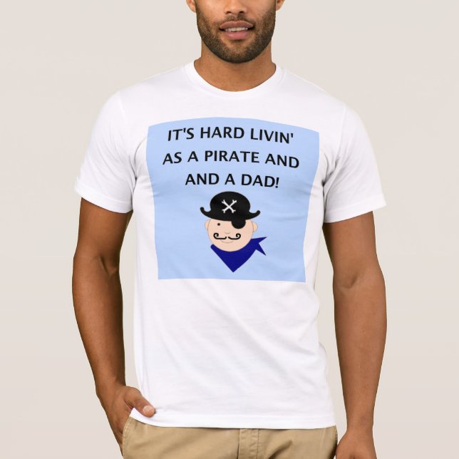Camisetas del pirata para el papá (Anverso)