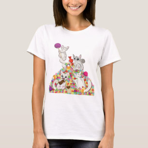 Camisetas del planeador del azúcar de la montaña