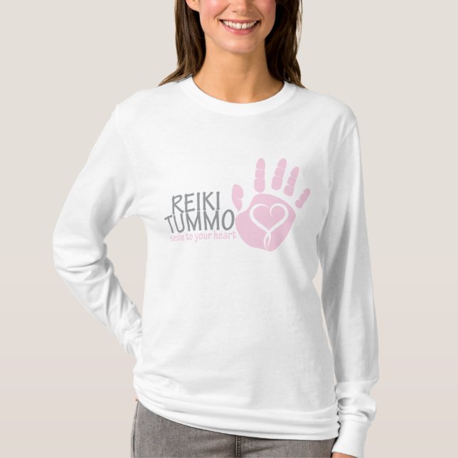 Camisetas del planeta orgánico de Reiki Tummo (Anverso)