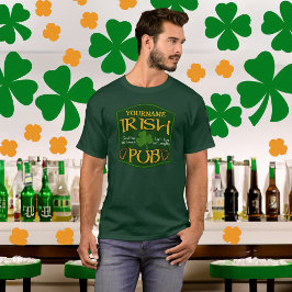 Camisetas del pub irlandés personalizado St Patric