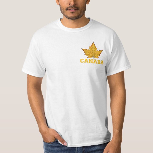 Camisetas del recuerdo de Canadá de los hombres de (Anverso)