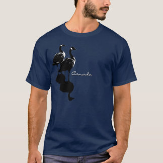 Camisetas del recuerdo del ganso de Canadá y