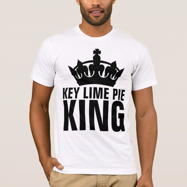 Camisetas del REY de la TARTA de LIMÓN (Anverso)