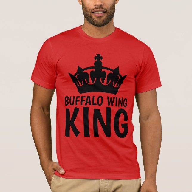 Camisetas del REY de las Alas de Búfalo (Anverso)