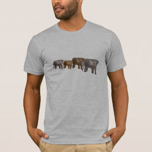 Camisetas del safari del elefante