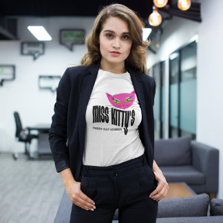 Camisetas del salón de gatos Pussy de Miss Kitty
