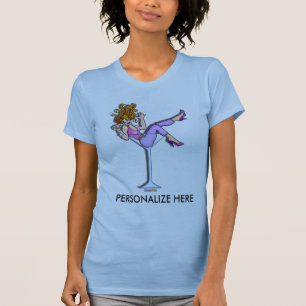 Camisetas del tanque de las señoras - rojo de Lil