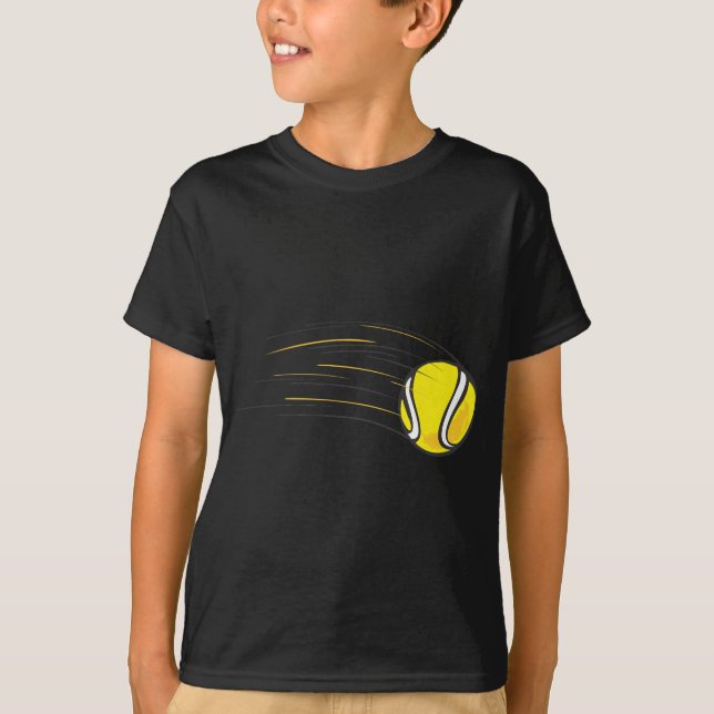 Camisetas del tenis de los niños - la pelota de (Anverso)