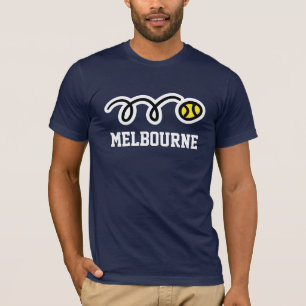 Camisetas del tenis de Melbourne para las mujeres