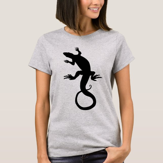 Camisetas del Top Reptile de Lizard Tank Femenino (Anverso)