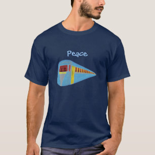 Camisetas del tren de la paz, pintando