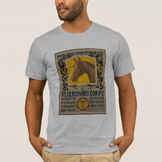Camisetas del vintage - cuerpo del veterinario del