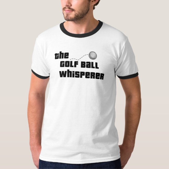 Camisetas del Whisperer de la pelota de golf (Anverso)