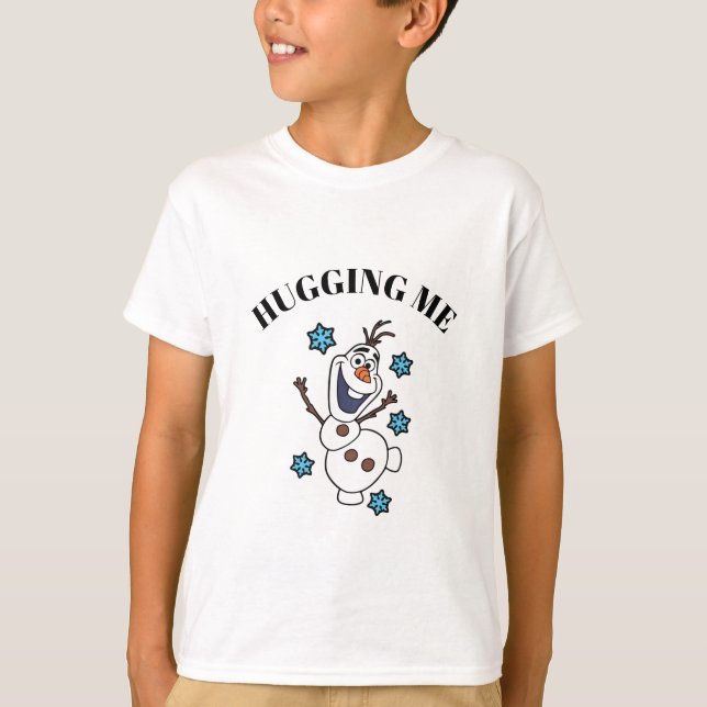 Camisetas Dibujo de Olaf Estilo Disney Frozen (Anverso)