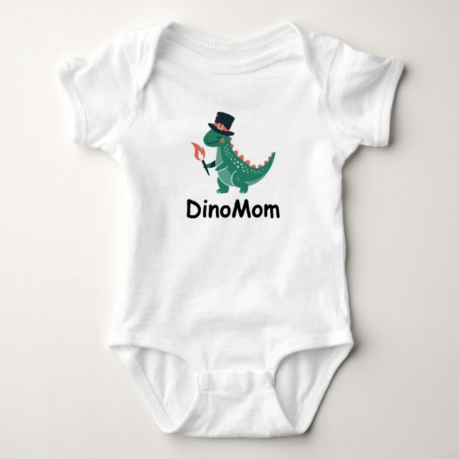 Camisetas DinoMom - Mejor regalo de Día de la Madr (Anverso)