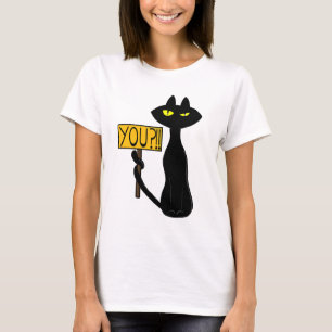 Camisetas divertidas Bad Boogie -The Cat- "¿Tú?!!"