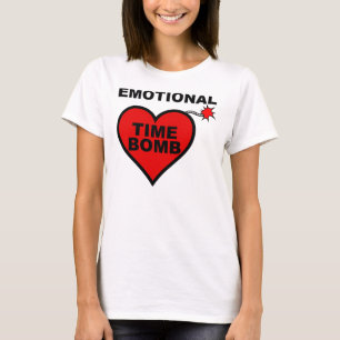 Camisetas Divertidas Bomba de Tiempo Emocional