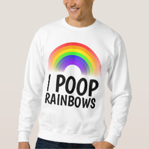 Camisetas divertidas CACA ARCOÍRIS