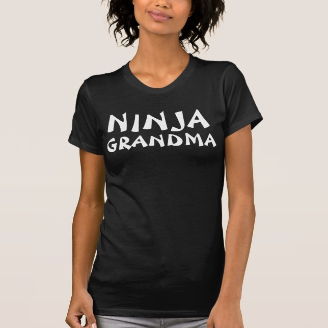 Camisetas divertidas de ABUELA NINJA (Anverso)