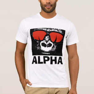 CAMISETAS DIVERTIDAS DE ALPHA GORILLA MEN