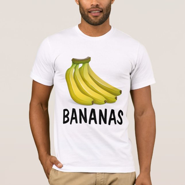 Camisetas divertidas de BANANAS (Locas) (Anverso)