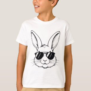Camisetas divertidas de conejito para niños y homb