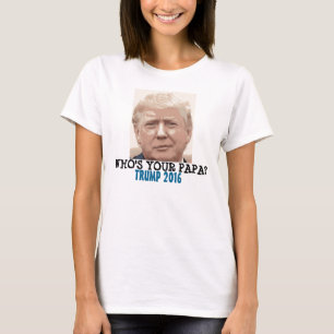 Camisetas divertidas de Donald Trump, ¿quién es tu