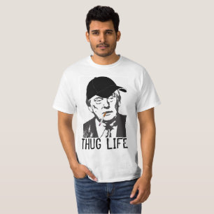 Camisetas divertidas de Donald Trump, THUG LIFE