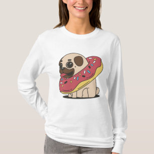 Camisetas divertidas de DONUT DOG