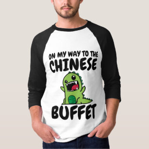 Camisetas divertidas de estilo CHINO BUFFET