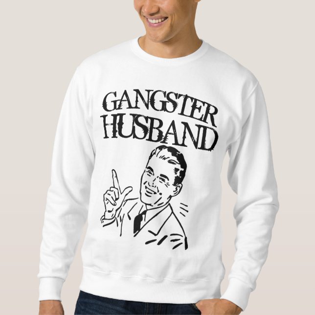 Camisetas divertidas de GANGSTER HUSBAND (Anverso)