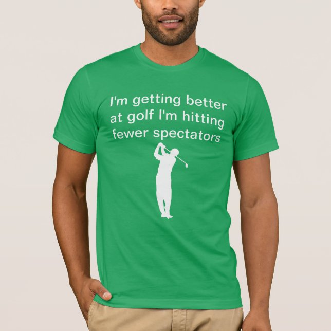 Camisetas Divertidas de Golf (Anverso)