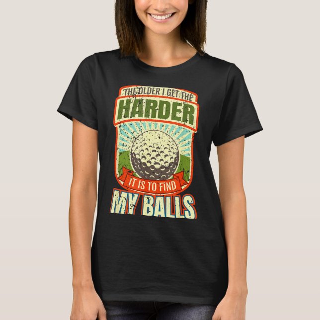 Camisetas Divertidas de Golf para Hombres, S  (Anverso)