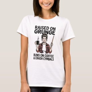 Camisetas Divertidas de Grunge y Platillos para Ma