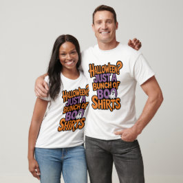 Camisetas Divertidas de Halloween "Boo" con Castig