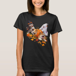 Camisetas divertidas de Halloween con disfraz de p