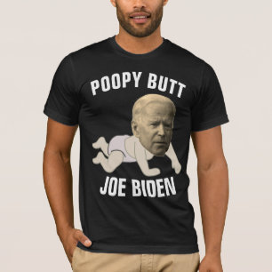Camisetas divertidas de JOE BIDEN POPPY BUTT oscur