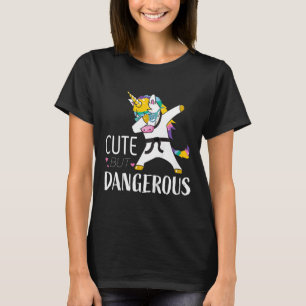 Camisetas Divertidas de Karate para Niñas Lindas T