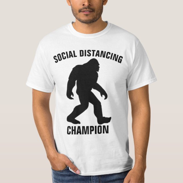 Camisetas divertidas de la CAMPEONATO DE DISTANCIA (Anverso)