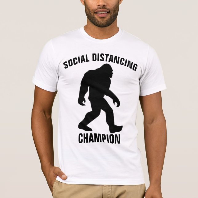 Camisetas divertidas de la CAMPEONATO DE DISTANCIA (Anverso)