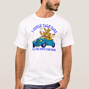 Camisetas divertidas de la charla del coche
