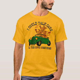 Camisetas divertidas de la charla del coche