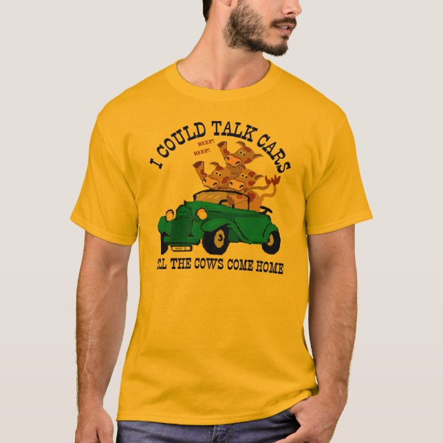 Camisetas divertidas de la charla del coche (Anverso)