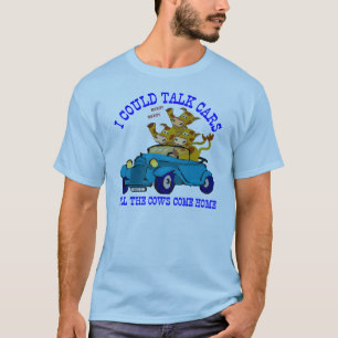 Camisetas divertidas de la charla del coche